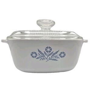 Corning Ware Blue Cornflower Casserole Dish 1 1/2 QT Vintage Antique P-1 1/2-B